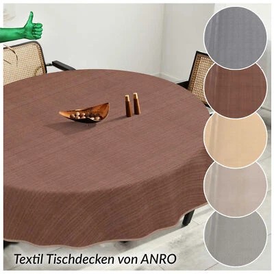 Stoff Tischdecke Meterware Textil Tischtuch Tischwäsche Baumwolle Polyester ANRO - Bild 1 von 3