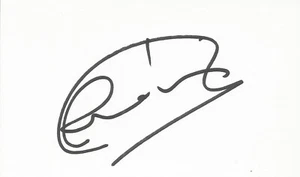 PORTUGAL, BELGIEN, WIGAN & EVERTON: ROBERTO MARTINEZ SIGNIERT 3x5 WHITECARD + COA - Bild 1 von 1