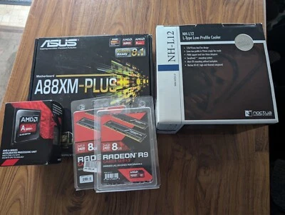 ASUS Bundle A88XM-PLUS motherboard AMD A10-7870k FM2 - Image 1 of 4
