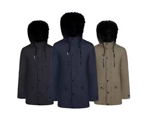 Chaqueta Parker con capucha de diseñador de piel negra con capucha con cremallera edredón ropa exterior - Imagen 1 de 2