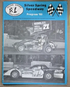 1985 Silver Springs Speedway Program - September 7, 1985 - Picture 1 of 2