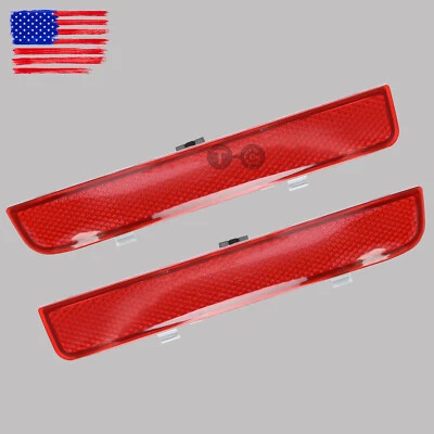 2pcs For LAND ROVER RANGE ROVER L322 2003 -2012 REAR BUMPER REFLECTORS SET — 第 1/4 张图片