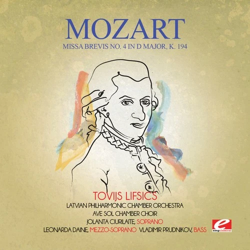 Mozart - Missa Brevis No. 4 in D Major K. 194 [Used Very Good CD] Alliance MOD - Image 1 of 1