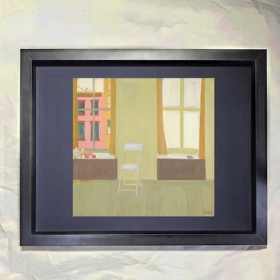 Alex Katz "Silla Plegable" Arte enmarcado personalizado Foto 1 de 3