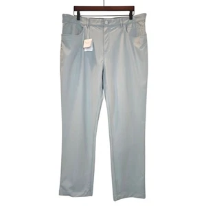 Ben Sherman Performance Golf Four-Way Stretch Gray Wick Quick-Dry Pant 40x30 New - Picture 1 of 7