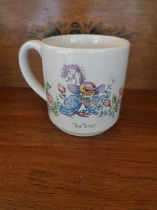 Carlton Cards TEA TIME Taza de Café DONNI CARTER Ilustrador CUENTO DE HADAS Ratones Vestido - Imagen 1 de 5