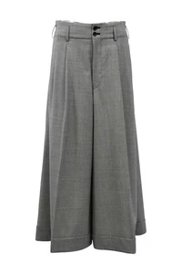 Comme Des Garcons 100% wool pleated front  pant in charcoal check  size M/UK10 - Bild 1 von 15