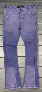 Valabasas Carpenter Jeans Herren 34 Lila Denim Falred Frunge Punk Metal Rock - Bild 1 von 14