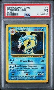 2000 Pokemon Game Base Set II 2 #7 Gyarados Holo PSA 7 NM - Picture 1 of 1