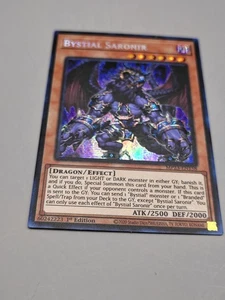Yu-Gi-Oh! TCG Bystial Saronir MP23-EN158 Prismatic Secret Rara 1° Edizione - Foto 1 di 7
