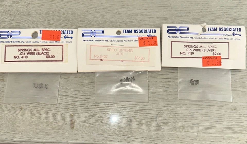 Molas Team Associated 4118 8427 4119 novo estoque antigo - Imagem 1 de 1