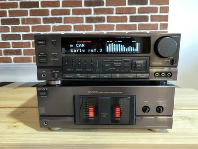 SONY TA-D709E + TA-D709N + Câbles Tout Marche - Photo 1/4