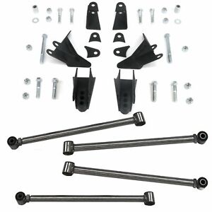 Triangulated Rear Suspension Four 4 Link Kit for 48-52 F150 Truck fits coilovers