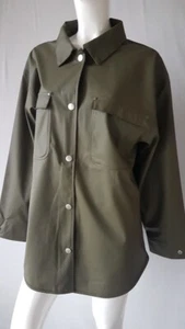 ILSE JACOBSEN Jacke Regenjacke PU beschichtet army Gr.42/44=UK16****NEU* - Bild 1 von 6