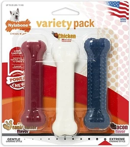 Nylabone Variety Pack : Up to 25lbs/11KG - Picture 1 of 2