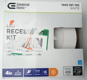 Dimmbare integrierte LED Einbauleuchte Blende 4 Zoll - Bild 1 von 4