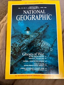 NATIONAL GEOGRAPHIC April 1988 GEISTER DES KRIEGES Uganda TEXAS WILDBLUMEN Pharao - Bild 1 von 1