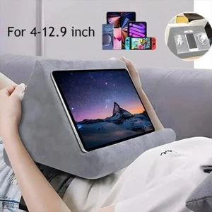 Pillow Lap Stand Soft Phone Cushion Laptop For Tablet IPad Holder Multi-Angle - Afbeelding 1 van 7
