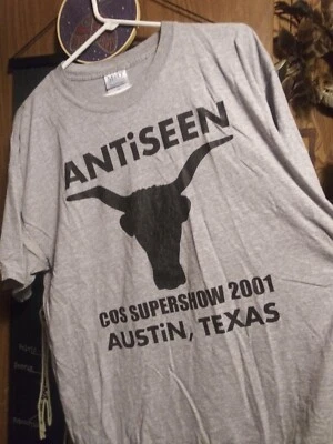 Vintage ANTiSEEN 2001 Austin TX COS Super Show XL PUNX Southern Metal  - Image 1 of 4