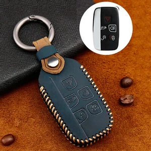 Leather Car Key Fob Case Cover For Evoque For XE - Picture 1 of 4