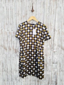 Jonathan Saunders Helen Short Sleeve Satin Dress - 42 UK: 14 L - Picture 1 of 5