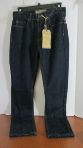 JEANS AJUSTADOS LAVADOS OSCUROS GENES 1891 VINTAGE ~ Para hombre 28 x 30 ~ Nuevos con etiquetas - Imagen 1 de 6