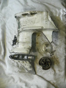 Johnson 28HP Evinrude 1962 Outboard OMC Lower Unit Gear Case Housing Sea Horse - Picture 1 of 12