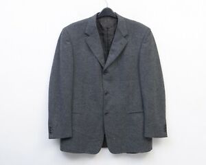 CERRUTI 1881 Cashmere Wool Men's UK 42 US Blazer EU 52 Suit Jacket Coat Grey L