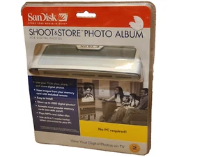 SanDisk Shoot & Store Photo Album for Digital Photos 8-in-1 Reader SDV2S-A-A30 - Picture 1 of 10