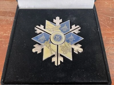 4 Piece Pin Set GE 2006 Olympic Winter Games Turin Torino Pins Collectible - Image 1 of 4