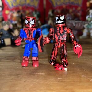 Minimates Marvel Wave 2 Carnage with Axe Hand And Spider Man