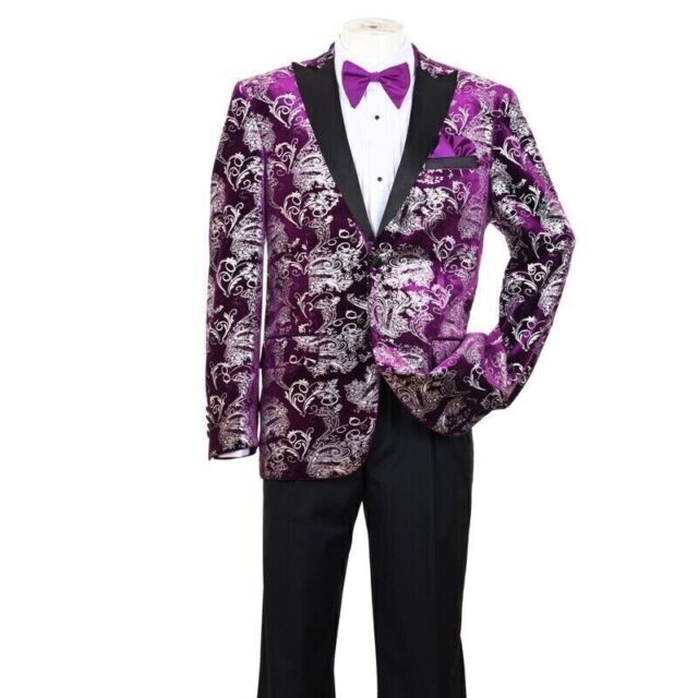 Purple with tuxedo, funny tux Canvas Print for Sale by ZOBBI