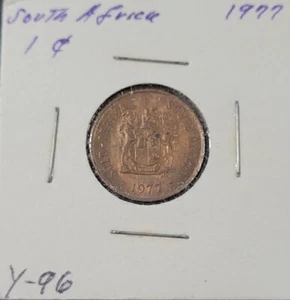 1977 SOUTH AFRICA 1 CENT NICE CIRCULATED COIN  - Picture 1 of 2