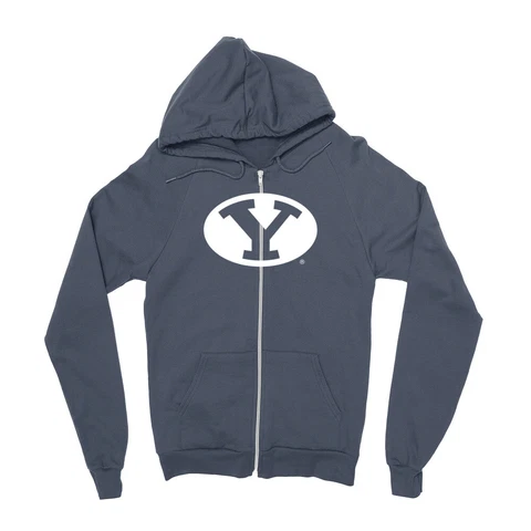 Venley Official NCAA BYU Brigham Young University Zip Hoodie Cover