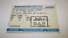 old ticket MANCHESTER City - PORT VALE 26.12.1996