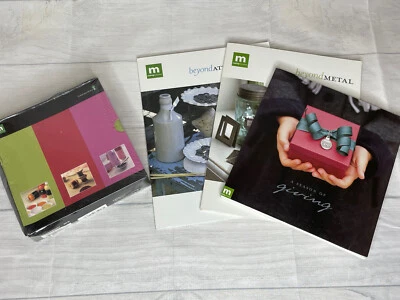 Making Memories Scrapbook Idea Book Lot of 6 Metal Attachments Paint Sew Dye - Image 1 of 4