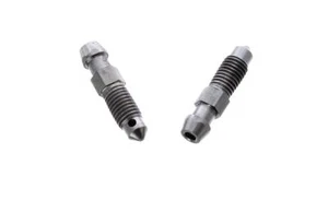 Para Lexus Rx 270 Frente Acero Inoxidable Pinza de Freno Purga Tornillos M7x1 - Imagen 1 de 3
