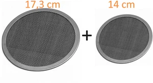 2 x Brennerabdeckung Hitzeverteiler Flammenverteiler für Gasherd Schu-17cm+14 cm - Bild 1 von 2