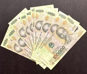 One Million Vietnamese Dong: Ten (10) x 100,000 VND Polymer Banknotes CIR - Picture 1 of 4