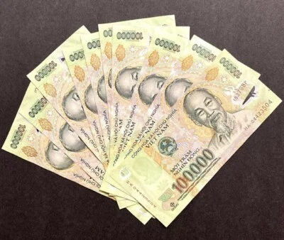 One Million Vietnamese Dong: Ten (10) x 100,000 VND Polymer Banknotes CIR - Image 1 of 4