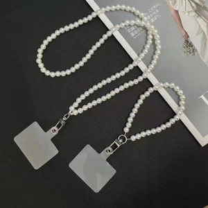 Pearl Strap Anti-lost Sling for Phone Case Phone Lanyard Universal Clip Bag - Photo 1/4