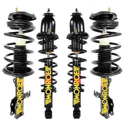 Front and Rear Strut & Coil Spring 4PCS Set Monroe For 2003-2008 Toyota Corolla - Image 1 of 3