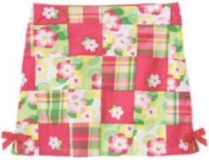 NWT Girls 4 Gymboree ISLAND LILLY” Cotton Madras SKORT SKIRT attached Shorts $30 - Picture 1 of 4