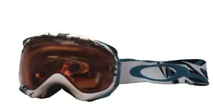 Vintage OAKLEY OCCHIALI Telaio Nero Motocross Sci Snowboard Obiettivo Ambra - Foto 1 di 7