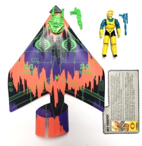 GI JOE COBRA 1991 VINTAGE AIR COMMANDOS SKY CREEPER COMPLETE GLIDER FILE CARD - Picture 1 of 12