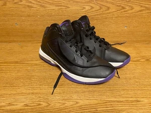 Nike Hyperfly Air Max Shoes Size 9.5 Black Purple White 407535-003 2010 - Picture 1 of 7