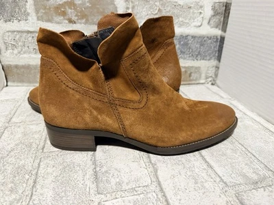 Paul Green Women Nicole Brown Suede Western Boots size 5.5 US 8 - Image 1 of 4