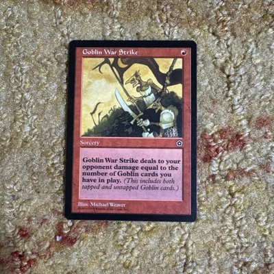 Goblin War Strike Portal Second Age Near mint Magic The Gathering MTG - Image 1 of 2