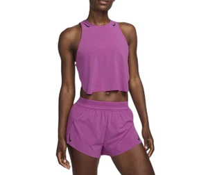 Nike Dri-FIT ADV AeroSwift Running Damen Crop Tank Top FN4231-518 Hot Fuchsia - Bild 1 von 5