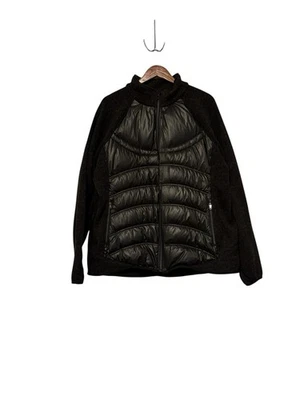 London Fog Men’s XXL Down Jacket 80% Down Puffer Coat Black Winter Warm Zip - Image 1 of 4